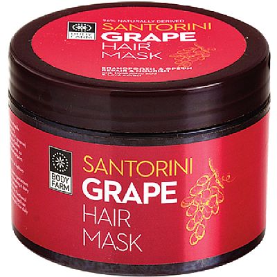 BODY FARM Μασκα μαλλιων Santorini Grape 200μλ