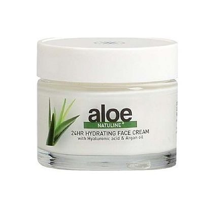 BODY FARM NATULINE 24ΩΡΗ ΕΝΥΔΑΤΙΚΗ ΚΡΕΜΑ ΠΡΟΣΩΠΟΥ με υαλουρονικο οξυ & ελαιο argan 50ml