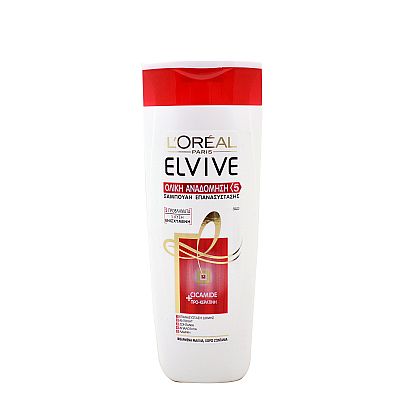 LOREAL ELVIVE ΣΑΜΠΟΥΑΝ ΜΑΛΛΙΩΝ ΟΛΙΚΗ ΑΝΑΔΟΜΗΣΗ ΦΘΑΡΜΕΝΑ ΜΑΛΛΙΑ (400ml)