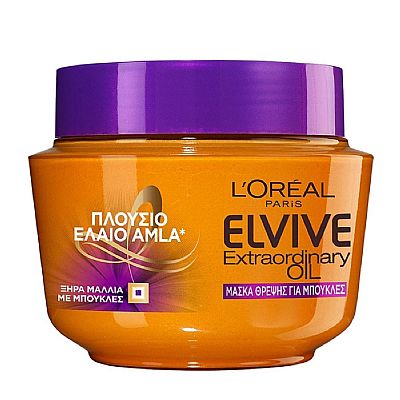 LOREAL  Elvive Extraordinary Oil Curl Μασκα Θρεψης Για Μπουκλες 300ml
