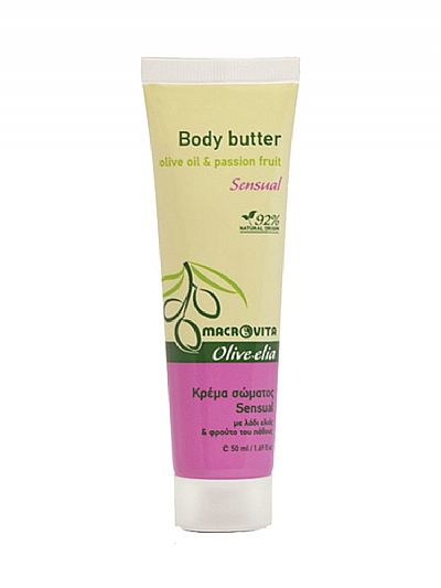 Μacrovita body butter olive oil & passion fruit Sensual 50ml