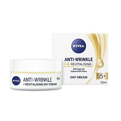 NIVEA Anti-Wrinkle 55+ Revitalising Κρέμα Ημέρας 50ml