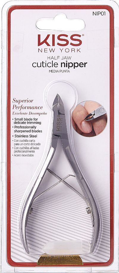 KISS HALF JAW CUTICLE NIPPER #NIP01