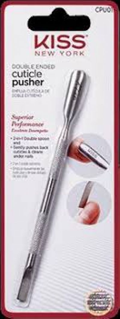 KISS DOUBLE ENDED CUTICLE PUSHER #CPU01