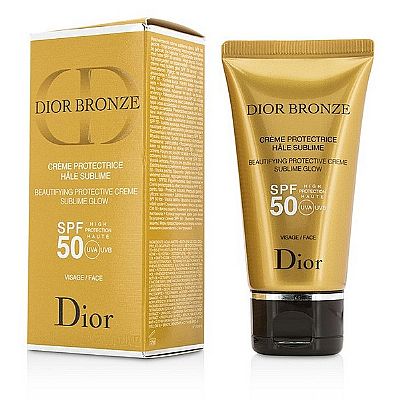 Christian Dior Bronze SPF 50 Face Beautifying Protective Creme Sublime Glow 50ml