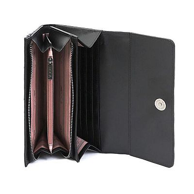 DOCA πορτοφόλι μαύρο Νο 65910