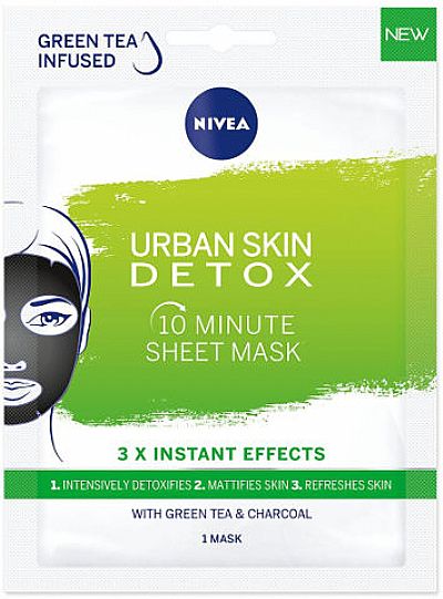 NIVEA Urban Skin Detox Υφασμάτινη Μάσκα 10 λεπτών 5gr