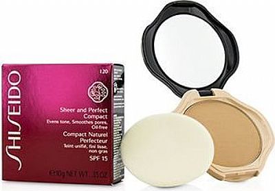 Shiseido Sheer and Perfect Compact Foundation I20 Natural Light Ivory 10 g