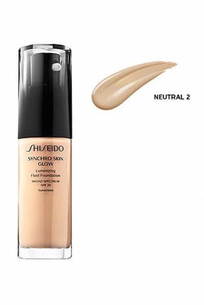 SHISEIDO Synchro Skin Glow Liquid Foundation Neutral 2 30ml