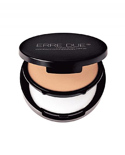 ERRE DUE LONG-STAY COMPACT FOUNDATION SPF30 No605 cocoa