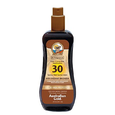 Australian Gold SPF 30 Spray Gel with Bronzer 237ml 