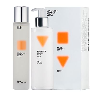 SEVENTEEN Orange Sense Set Body Silk 200ml & EDT 50ml