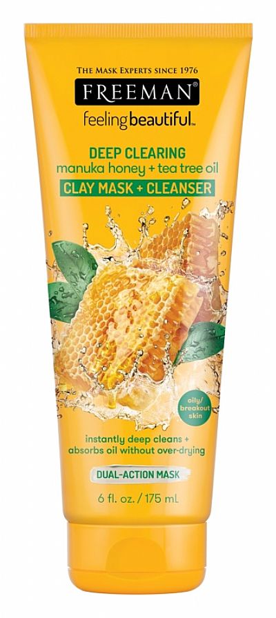 Freeman Deep Clearing Manuka Honey + Tea Tree Oil Clay Mask + Cleanser 175ml