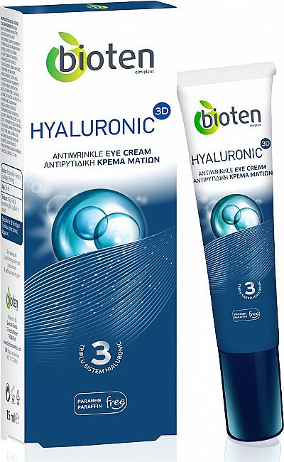 Bioten ΚΡΕΜΑ ΜΑΤΙΩΝ HYALURONIC 3D 15ml