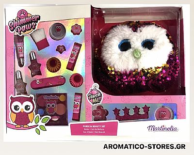 Martinelia Shimmering Paws Purse + Beauty Set