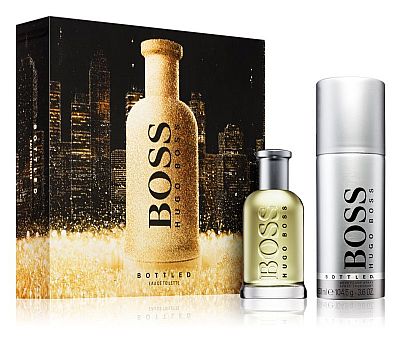 BOSS BOTTLED SET EAU DE TOILETTE 50ml and DEODORANT SPRAY 150ml