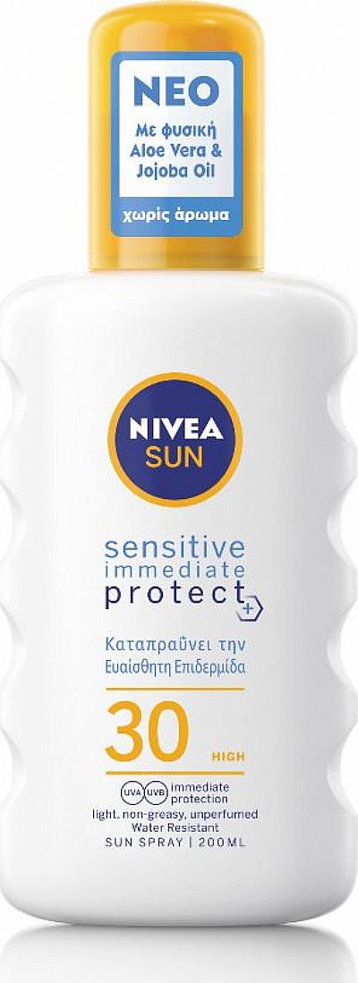 Nivea Sun Spray Sensitive Immediate Protect SPF30 200ml 