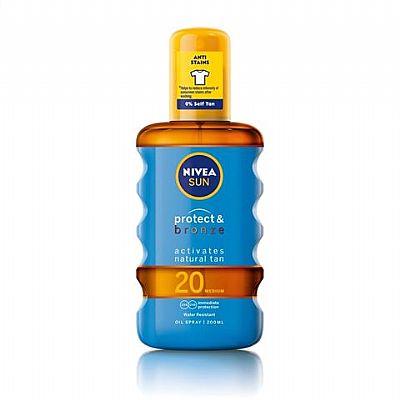 Nivea Sun Protect & Bronze SPF20 200ml