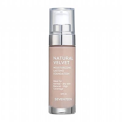 Seventeen NATURAL VELVET LONG LASTING MATTE FOUNDATION 04 True Beige 30ml