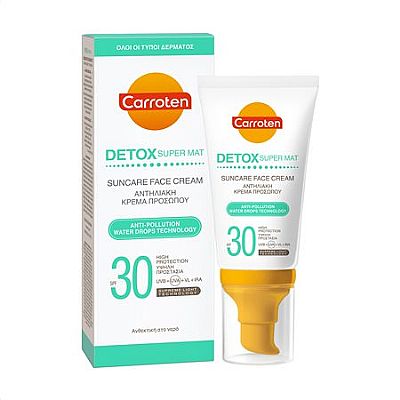 Carroten DETOX Super Mat Suncare Face Cream spf30 50ml