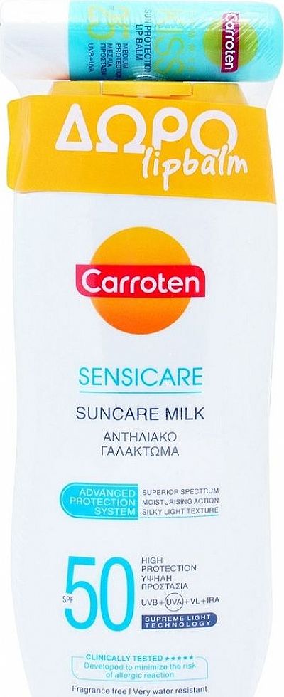 Carroten Sensicare Suncare Milk spf50 200ml