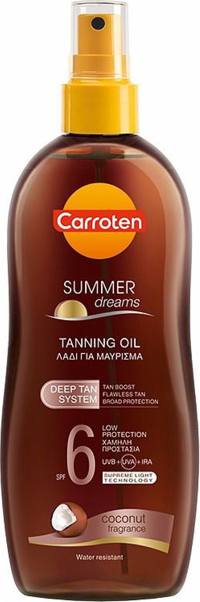 Carroten Summer Dreams Tanning Oil spf6  200ml