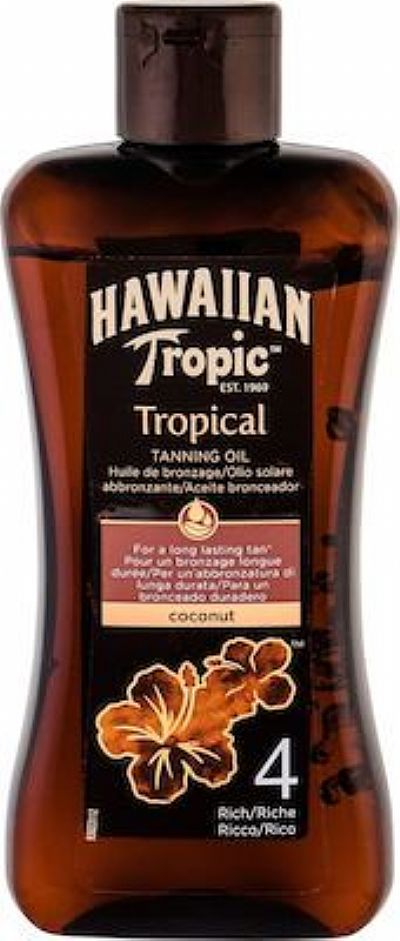 Hawaiian Tropic Coconut Tanning Oil SPF 0