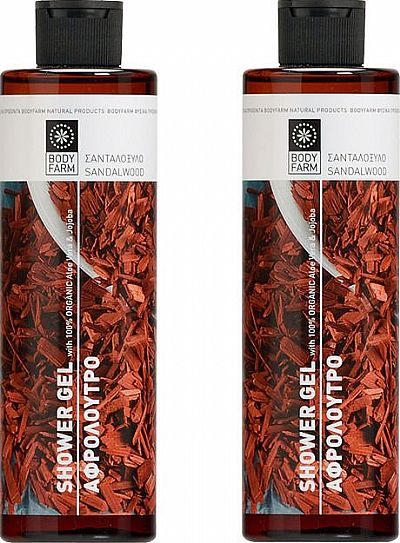 BODYFARM Sandalwood Shower Gel 1+1 ΔΩΡΟ 250ml + 250ml 