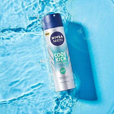 NIVEA Men Cool Kick Fresh Spray Deodorant 150ml
