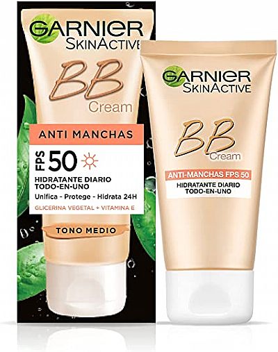 Garnier SkinActive BB Cream Antimachas spf50 50ml