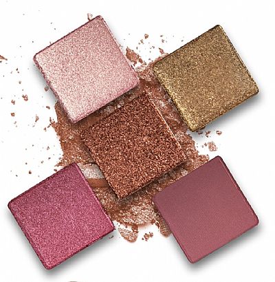 GRIGI PRO PALETTE No 503 METALLIC & SHIMMER EYESHADOW PALETTE 5 COLOURS FUCHSIA & GOLD