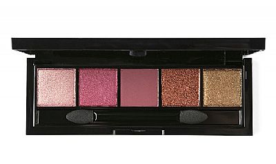 GRIGI PRO PALETTE No 503 METALLIC & SHIMMER EYESHADOW PALETTE 5 COLOURS FUCHSIA & GOLD