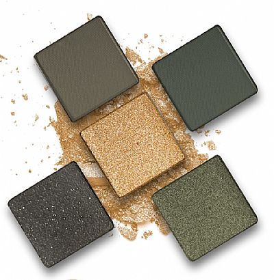  GRIGI PRO PALETTE No 507 METALLIC & SHIMMER EYESHADOW PALETTE 5 COLOURS THE GREEN PARADISE