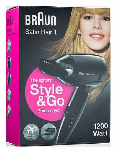 BRAUN - Σεσουάρ Ταξιδίου Satin Hair 1 HD130
