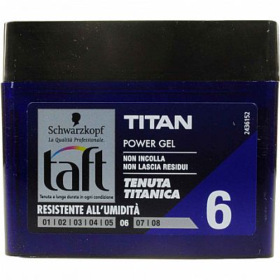 Schwarzkopf TAFT GEL TITAN NO.6 250 ML