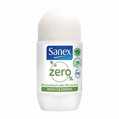 SANEX Zero% Respect & Control Αποσμητικό Roll-on 50ML