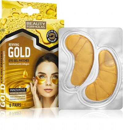 BEAUTY FORMULAS Reviving Gold eye patches with collagen 6 ζεύγη