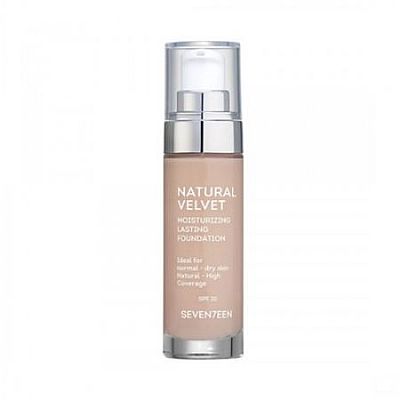 Seventeen Natural Velvet Matte Foundation SPF20 06 Dark Beige 30ml