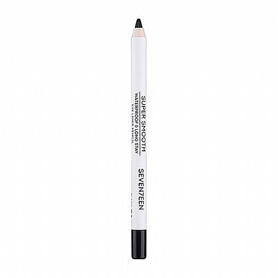 SEVENTEEN Supersmooth Waterproof Eye Liner Pencil 01 BLACK VELVET 1.2g