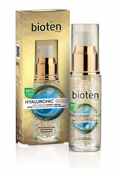 BIOTEN Hyaluronic Gold Ορός Αναδιαμόρφωσης με Πέρλες 30ml