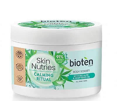 BIOTEN SKIN NUTRIES Κρέμα Σώματος Calming Ritual with Aloe & Hemp Seed Oil 200ml