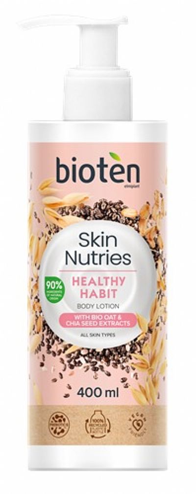 BIOTEN SKIN NUTRIES Healthy Habit with Oat & Chia Seed Extracts Γαλάκτωμα Σώματος 400ml