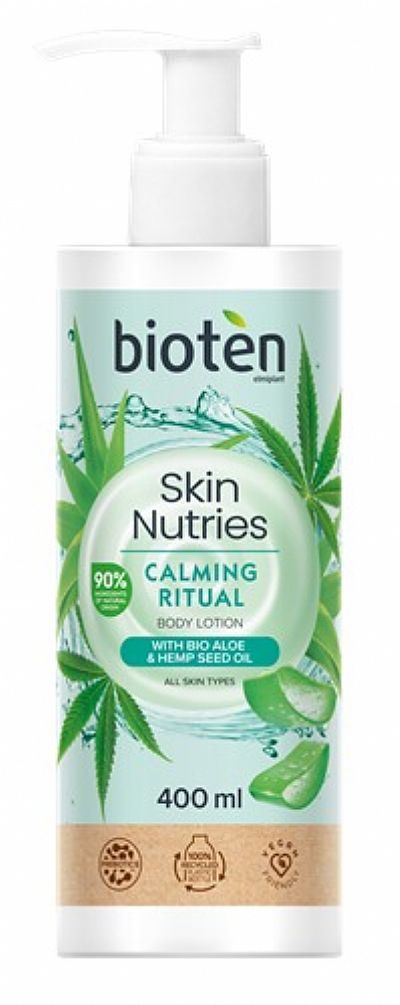 BIOTEN SKIN NUTRIES Calming Ritual with Aloe & Hemp Seed Oil Γαλάκτωμα Σώματος 400ml