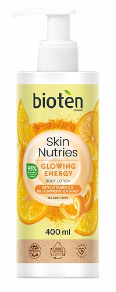 BIOTEN SKIN NUTRIES Glowing Energy with Vitamin C & Bio Turmenic Extract Γαλάκτωμα Σώματος 400ml