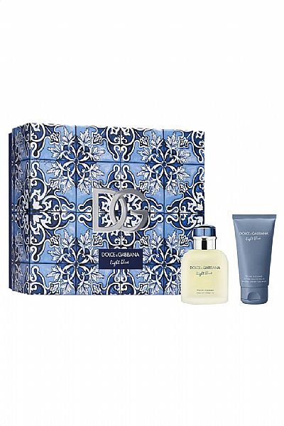 DOLCE & GABBANA Dolce & Gabbana Light Blue Pour Homme Eau de Toilette Duo Set EDT 75ml + ASB 50ml
