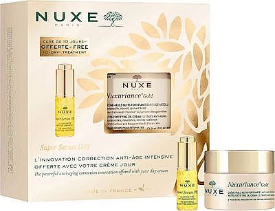 Nuxe Nuxuriance Gold Σετ Περιποίησης με Κρέμα Προσώπου 50ml και Serum για Ξηρές Επιδερμίδες 5ml