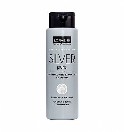 Lorvenn Silver Pure Σαμπουάν για Γκρίζα & Ξανθά Μαλλιά 1000ml