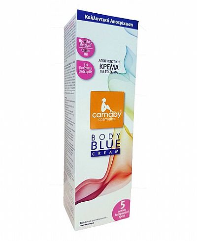 CARNABY ΑΠΟΤΡΙΧΩΤΙΚΗ ΚΡΕΜΑ ΣΩΜΑΤΟΣ - BODY BLUE CREAM FOR SENSITIVE SKIN 150ML