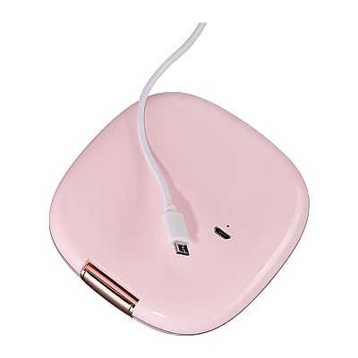 Μon Reve Mirror ΔΙΠΛΟΣ ΕΠΑΝΑΦΟΡΤΙΖΟΜΕΝΟΣ ΦΟΡΗΤΟΣ ΜΕΓΕΘΥΝΤΙΚΟΣ x10 LED ΚΑΘΡΕΦΤΗΣ ΜΑΚΙΓΙΑΖ