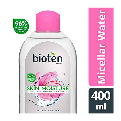 BIOTEN Skin Moisture Νερό Καθαρισμού Προσώπου Ξηρή/Ευαίσθητη Επιδερμίδα 400ml